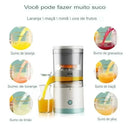 Espremedor de Laranja e Frutas Portátil Fast Juice