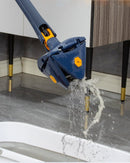 Esfregão Triangulo Mop De Limpeza Ajustável Giratória 360°