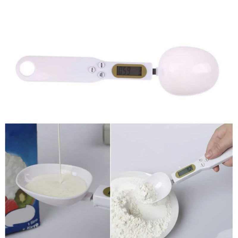 Colher De Medida Portátil Com Balança Digital Para Alimentos